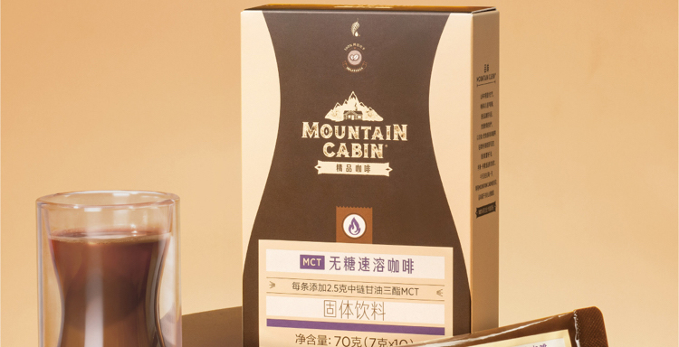 MOUNTAIN CABIN®MCT无糖速溶咖啡｜谢月开百货展示图