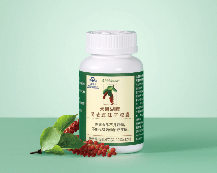 天目湖牌灵芝五味子胶囊｜谢月开百货展示图