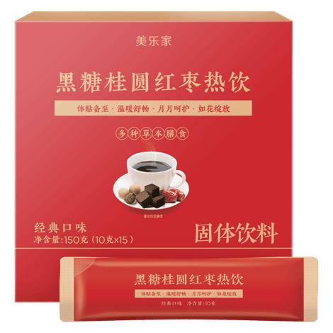 谢月开百货黑糖桂圆红枣热饮-经典口味