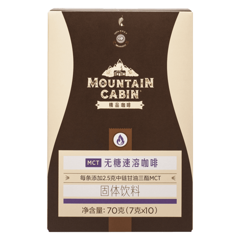MOUNTAIN CABIN®MCT无糖速溶咖啡